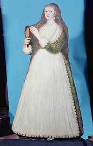 女性のダミー板図、1620年頃